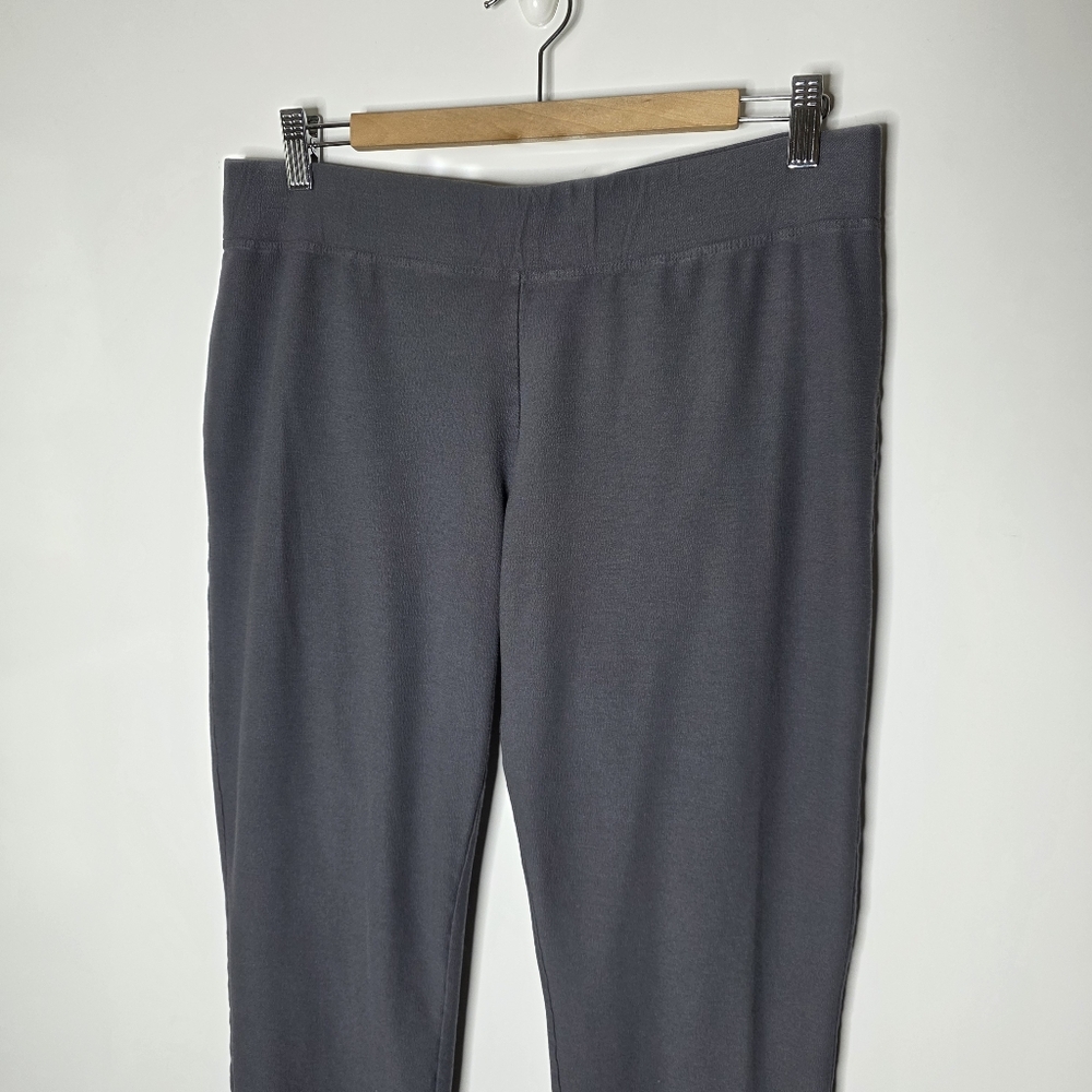 Eileen Fisher Viscose blend Elastic waist Pull on casual slim fit stretchy pants